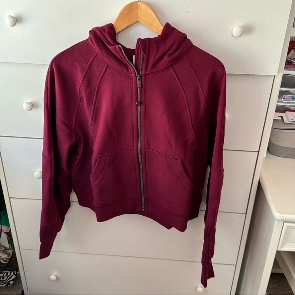 NWT LULULEMON SCUBA OVERSIZED FULL ZIP - DEEP LUXE